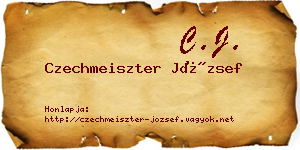 Czechmeiszter József névjegykártya