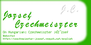 jozsef czechmeiszter business card